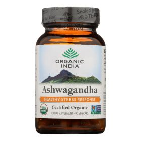 Organic India Wellness Supplements, Ashwagandha - 1 Each - 90 Vcap