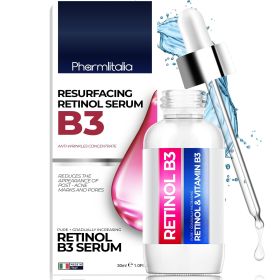 Resurfacing Retinol Serum for Face with Vitamin B3 Pure Retinol Face Serum for Anti Aging Wrinkles Fine Lines Acne Scar and Sun Spots for a Radiant Co