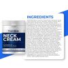 Neck Firming and Tightening Cream with Collagen & Hyaluronic Acid Anti aging Neck Cream for Lifting and Wrinkles for an Even Skin Tone Neck Firming Cr