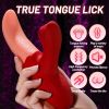 Tongue Licking Vibrator Nipples Massager for Female Masturbation & Couples