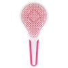 Wet and Dry Hair Detangler Fine Hair - Pink-White by Michel Mercier for Women - 1 Pc Hair Brush