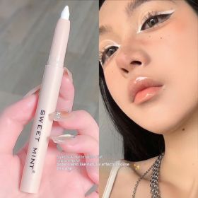 Crouching Silkworm Eyeliner Pen Makeup Brightening (Option: 01 Color Matte White)