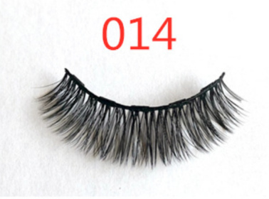 A Pair Of False Eyelashes With Magnets In Fashion (Option: 3PC 014 1 pair eyelashes)