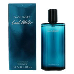 Cool Water by Davidoff (Option: 4.2 oz Eau De Toilette Spray for Men)