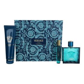 Eros by Versace (Option: 3 Piece Gift Set for Men)