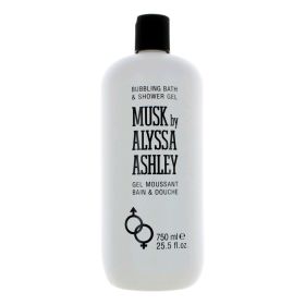 Musk by Alyssa Ashley (Option: 25.5 oz Bubbling Bath & Shower Gel for Women)