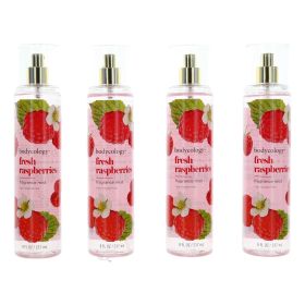 Fresh Raspberries by Bodycology (Option: 4 Pack 8 oz Fragrance Mist for Women)