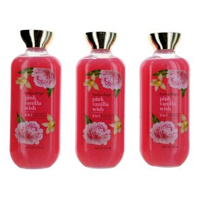 Pink Vanilla Wish by Bodycology (Option: 3 Pack 16 oz 2 in 1 Body Wash & Bubble Bath for Women)