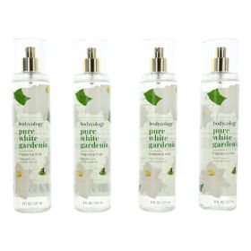 Pure White Gardenia by Bodycology (Option: 4 Pack 8 oz Fragrance Mist for Women)