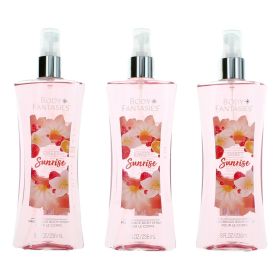 Sweet Sunrise Fantasy by Body Fantasies (Option: 3 Pack 8 oz Fragrance Body Spray for Women)