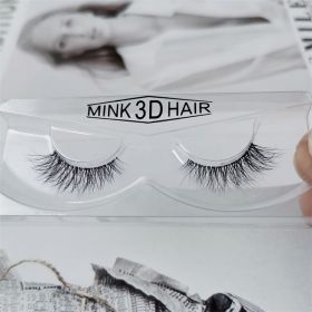 1Pair Mink Eyelashes Soft Natural Curl Half Eyelash For Eye Makeup Eye End Thicky Messy Handmade Lashes Hotsale Lash Wholesale (Color: 6D05)