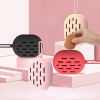 1 Pack Beauty Egg Silicone Storage Bag Dryer Cosmetics Makeup Loofah Puff Rack Storage Box Shelf Storage Tool