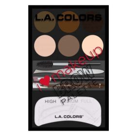 L. A. COLORS I Heart Makeup Brow Palette (Color: Medium To Deep)