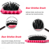 Curl Defining Brush,Boar Bristle Hair Brush Styling Brush for detangling,combing and shaping men and women,curls to reduce pulling and curl separation