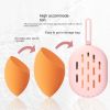 1 Pack Beauty Egg Silicone Storage Bag Dryer Cosmetics Makeup Loofah Puff Rack Storage Box Shelf Storage Tool