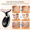 Face and Neck Massager 3 Colors EMS Beauty Device Lifting Tighten Facial Massagers Wrinkle Remover Reduce Double Chin Devices for Woman