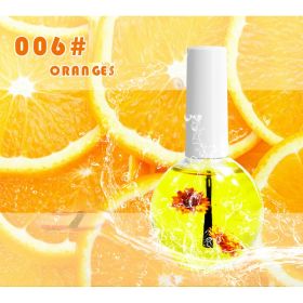 Nail Beauty Dried Flowers Nutrition Nail Treatment Oil Anti-agnail Nail Edge Moisturizing Nail Base Coat Natural Dried Flower Nutrient Solution (Option: 006 Fragrant Citrus-15ML)